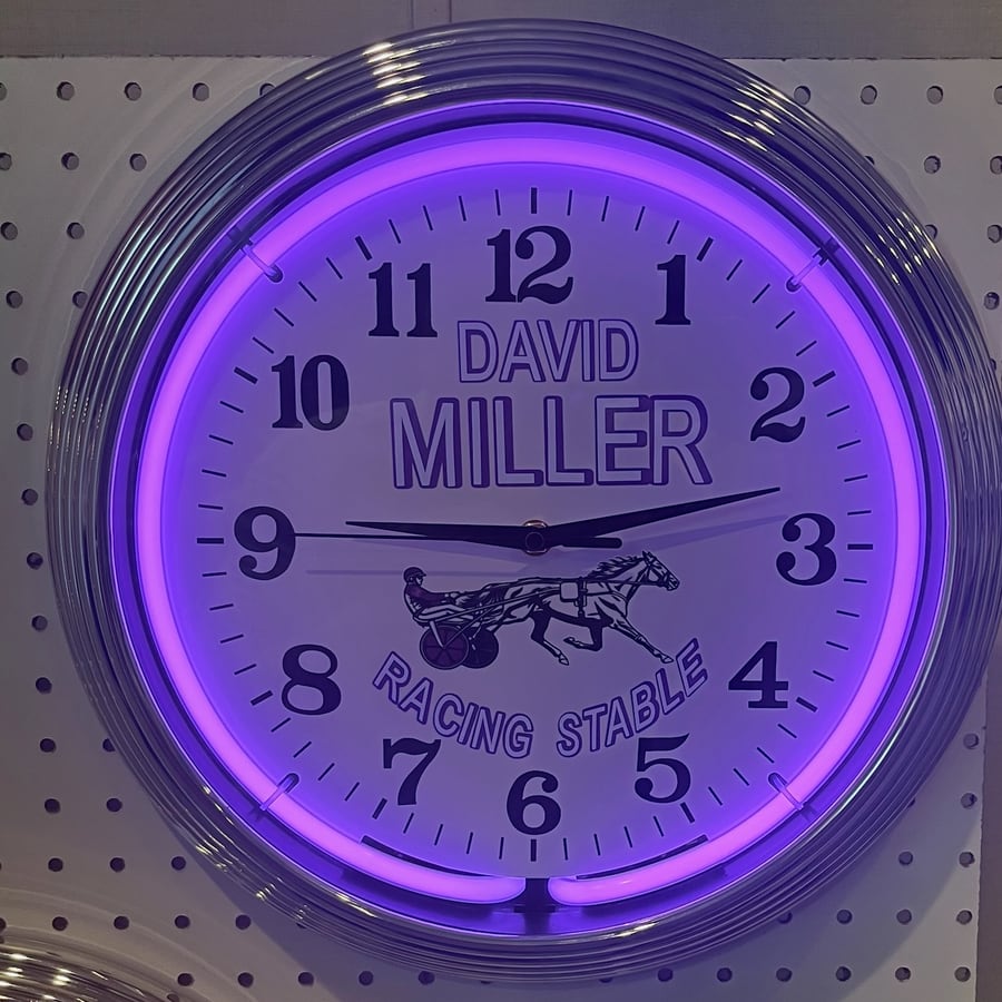 David Miller Racing Stable · purple glow