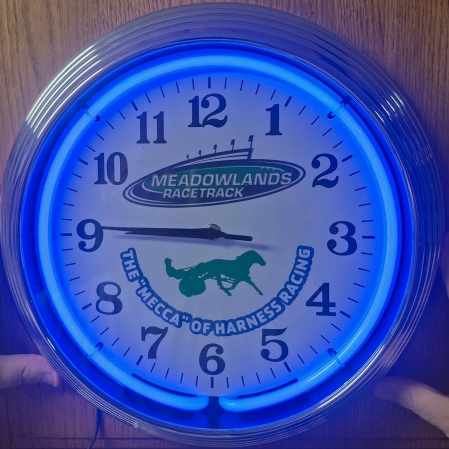 Meadowlands Racetrack · blue glow