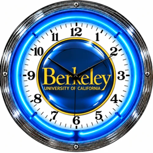 California Golden Bears neon clock